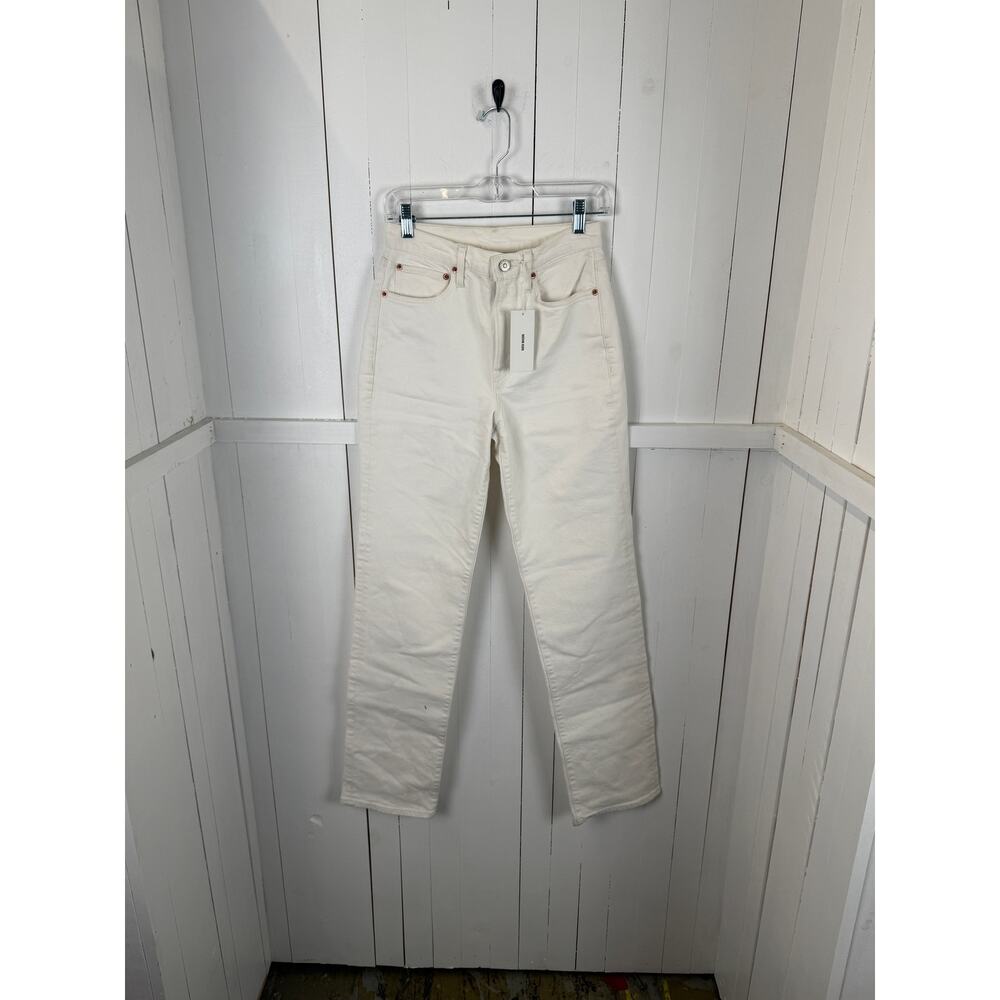 Buck Mason White Ankle Pants Size 25 Cotton Women’s